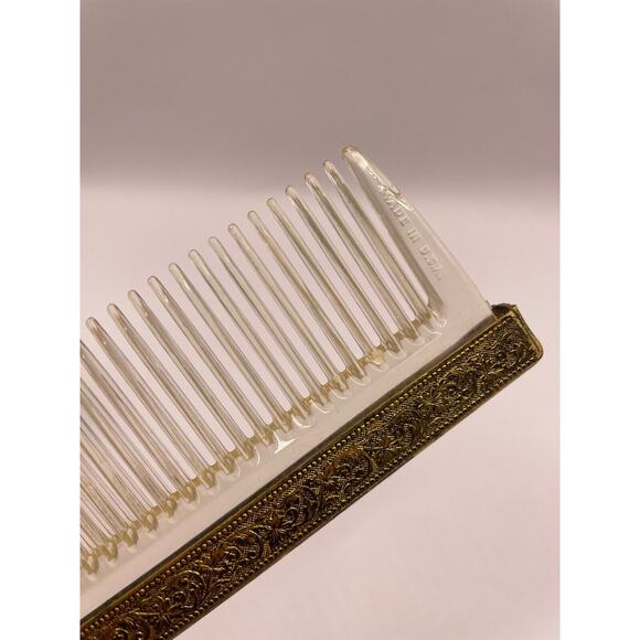 Made in USA Vintage Gemlite Art Deco Brush & Comb Set - Picture 14 of 16